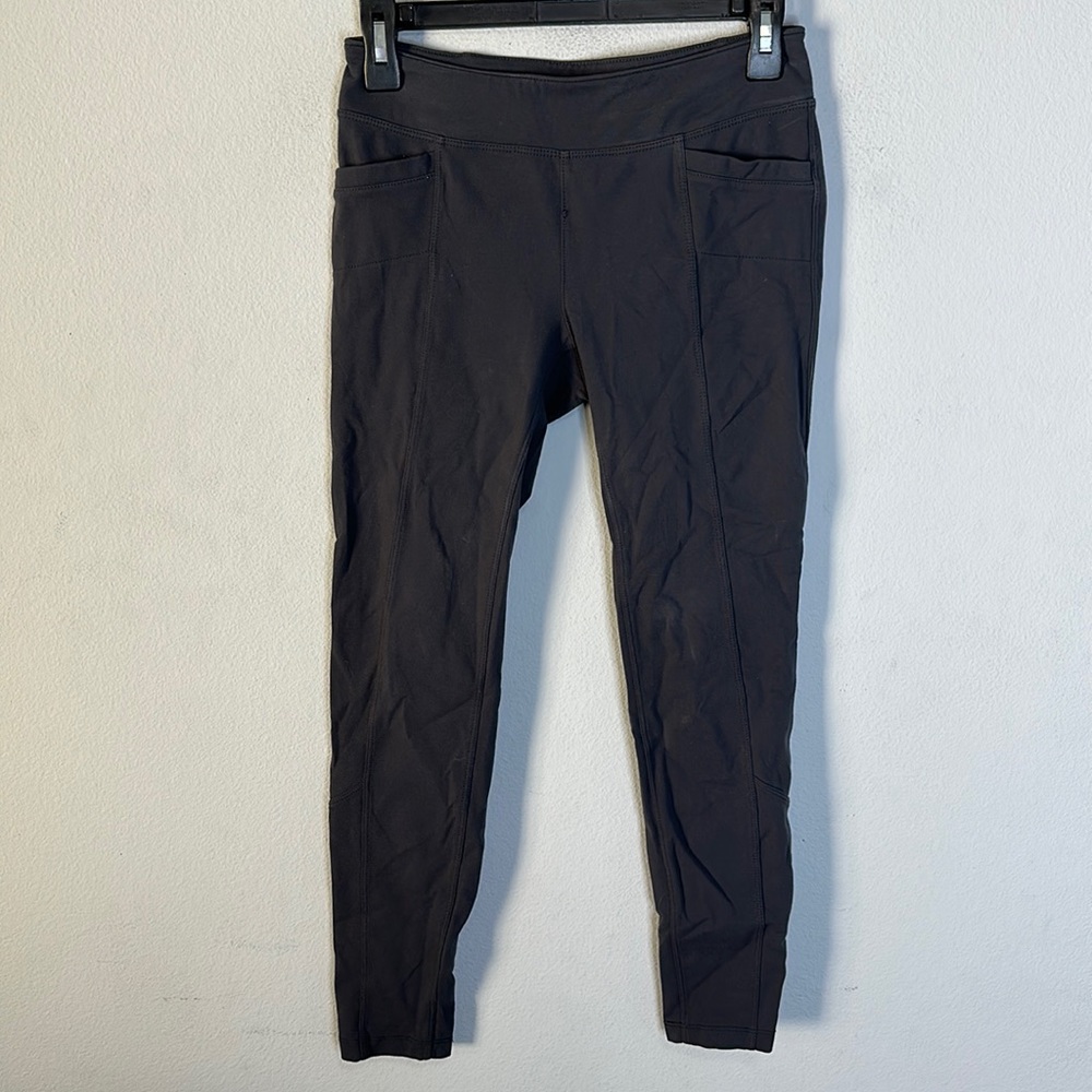 Athleta gray tights pockets pants s petite